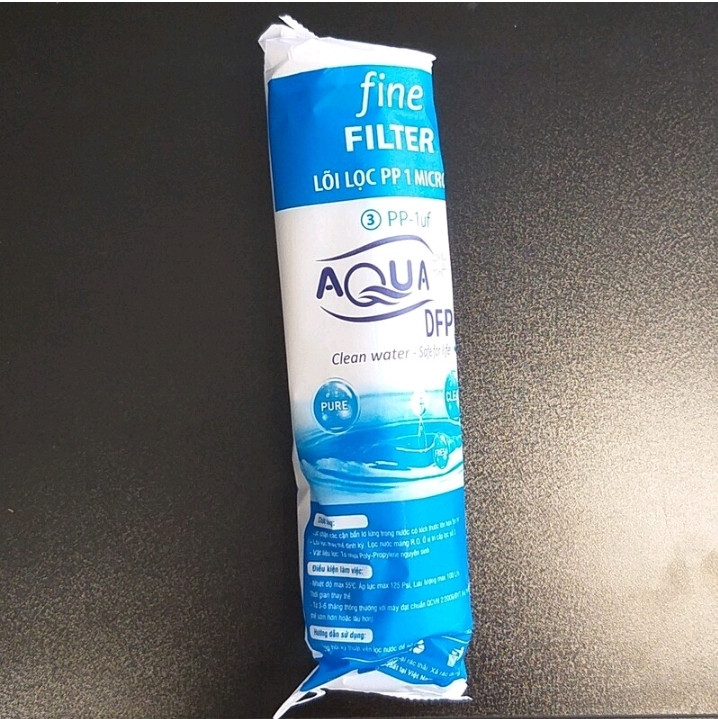 فیلتر مرحله سوم دستگاه تصفیه آب خانگی برند AQUA DFP ساخت ویتنام