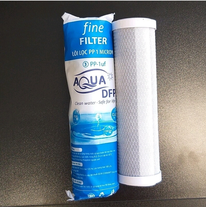 فیلتر مرحله سوم دستگاه تصفیه آب خانگی برند AQUA DFP ساخت ویتنام