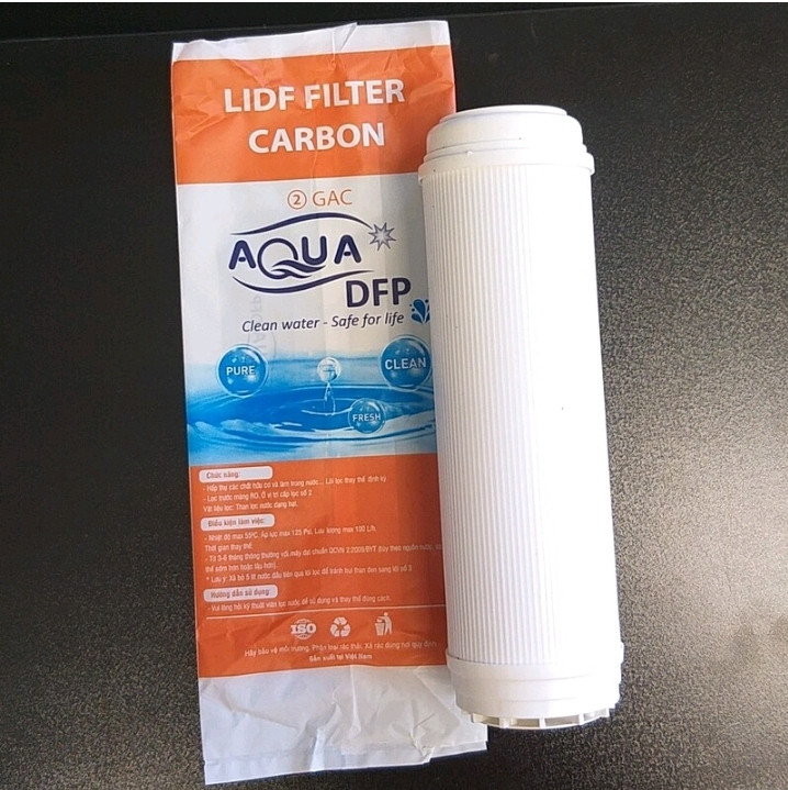 مجمعه ۳ عددی فیلتر های دستگاه تصفیه آب خانگی برند AQUA DFP ساخت ویتنام ، اصل .