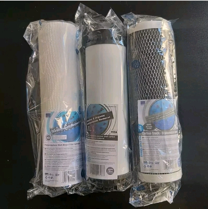 فیلتر های اولیه دستگاه تصفیه آب خانگی برند اکوا فیلتر , aqua filter