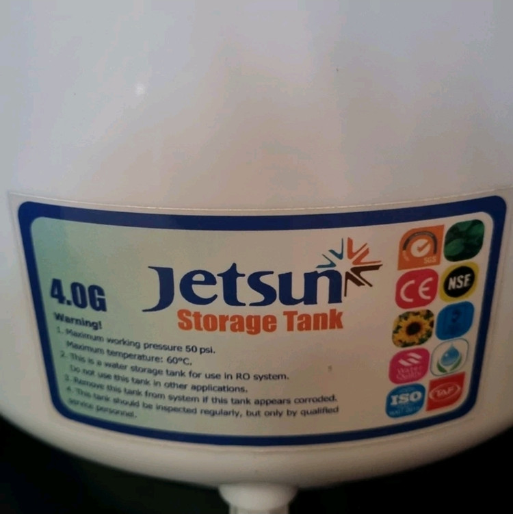 مخزن ذخیره دستگاه تصفیه آب ، jetsun وارداتی