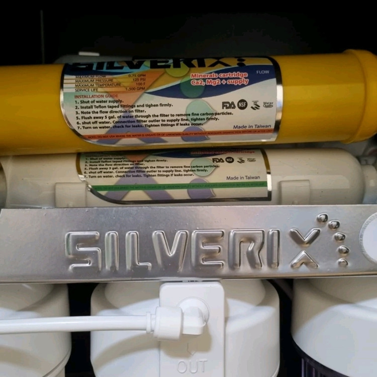 دستگاه تصفیه آب هفت مرحله ای سیلوریکس silverix، مونتاژ ایران