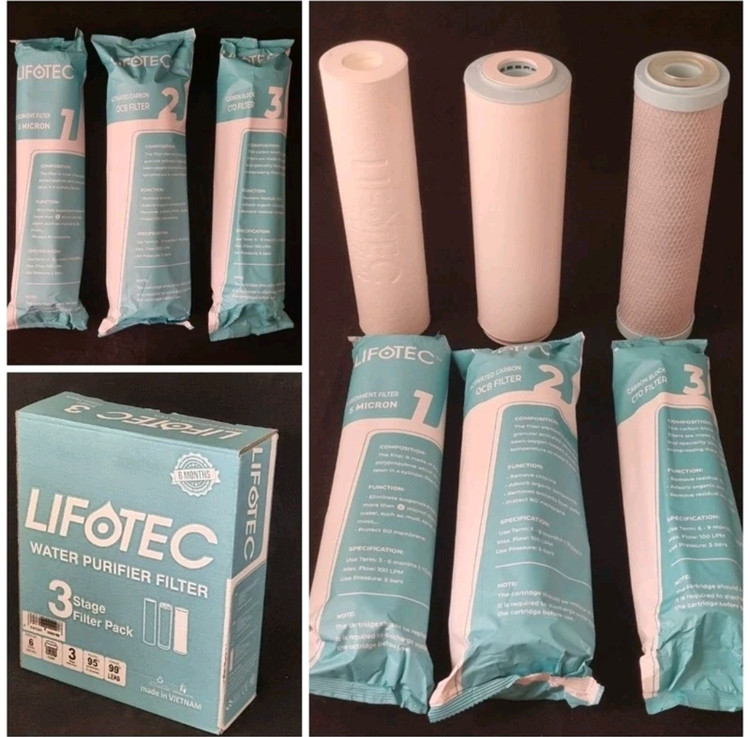 فیلتر های سه گانه اولیه Lifotec لیفوتک ویتنام وارداتی