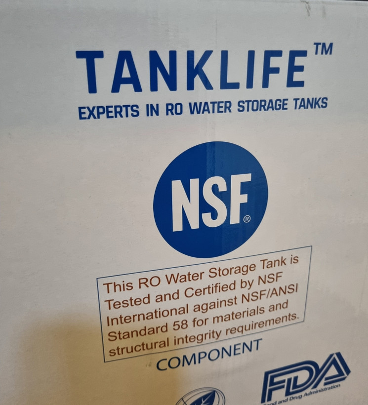 مخزن ۴ گالن دستگاه تصفیه آب برند tank life