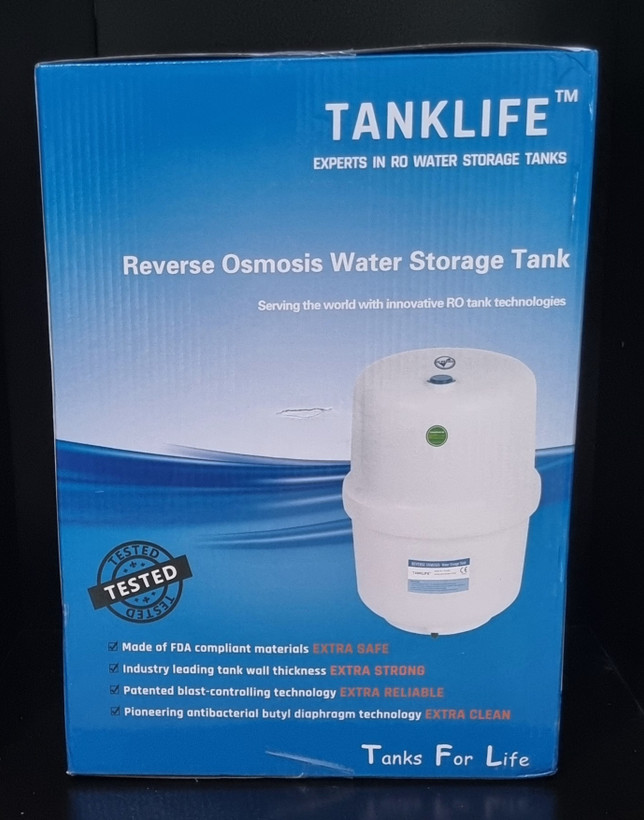 مخزن ۴ گالن دستگاه تصفیه آب برند tank life