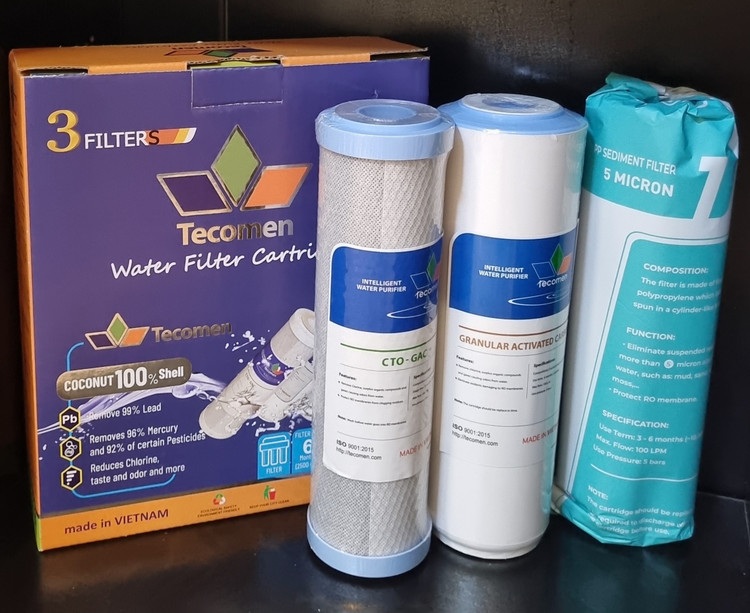 پک فیلترهای اولیه تکومن +لیفوتک tecomen&Lifotec