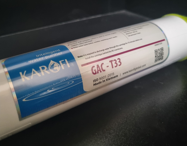 فیلتر مرحله کربن خطی مرحله ۵ برند کاروفی ویتنام karofi، اصل