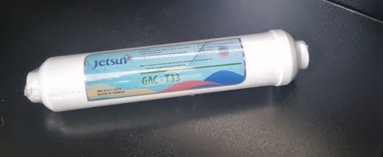 فیلتر مرحله ۵ یا کربن خطی دستگاه تصفیه آب جت سان. Jetsun