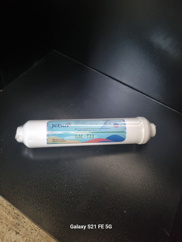 فیلتر مرحله ۵ یا کربن خطی دستگاه تصفیه آب جت سان. Jetsun