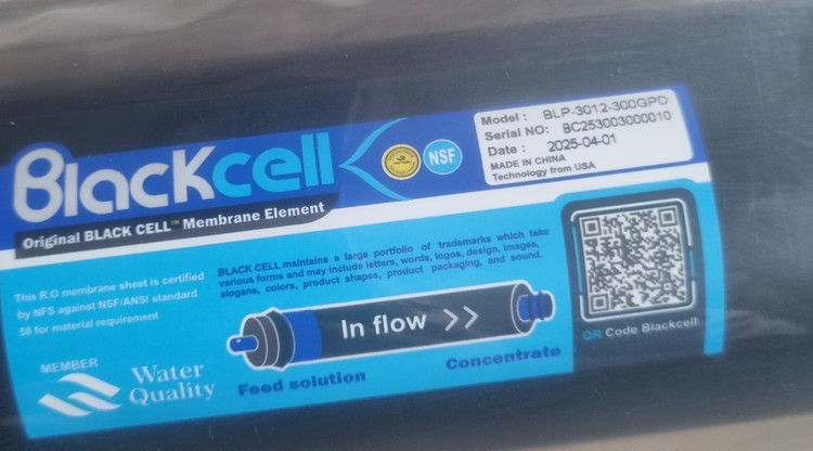 ممبران ۳۰۰ گالن کوتاه مدلBLP3012 بلک سلBlackcell (اصل)