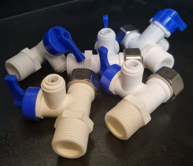 مجموعه ۵ عددی شیر ورودی یک تکه سایز ۱/۲دستگاه تصفیه آب
