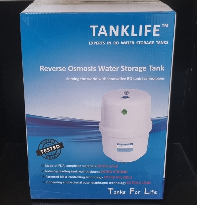 مخزن ۳/۲ گالن دستگاه تصفیه آب برند tank life