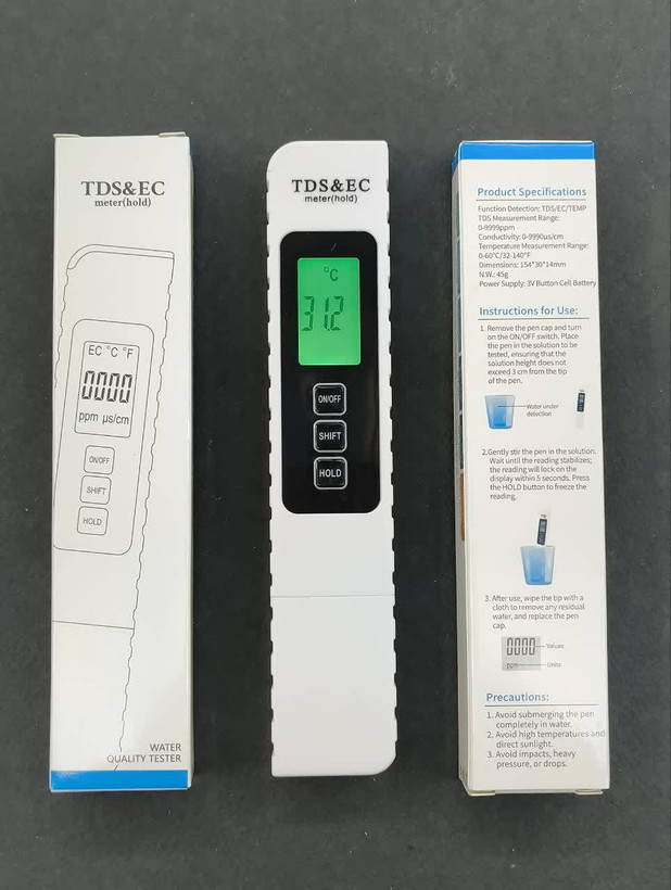 هدایت سنج TDS+EC قلمی پرتابل