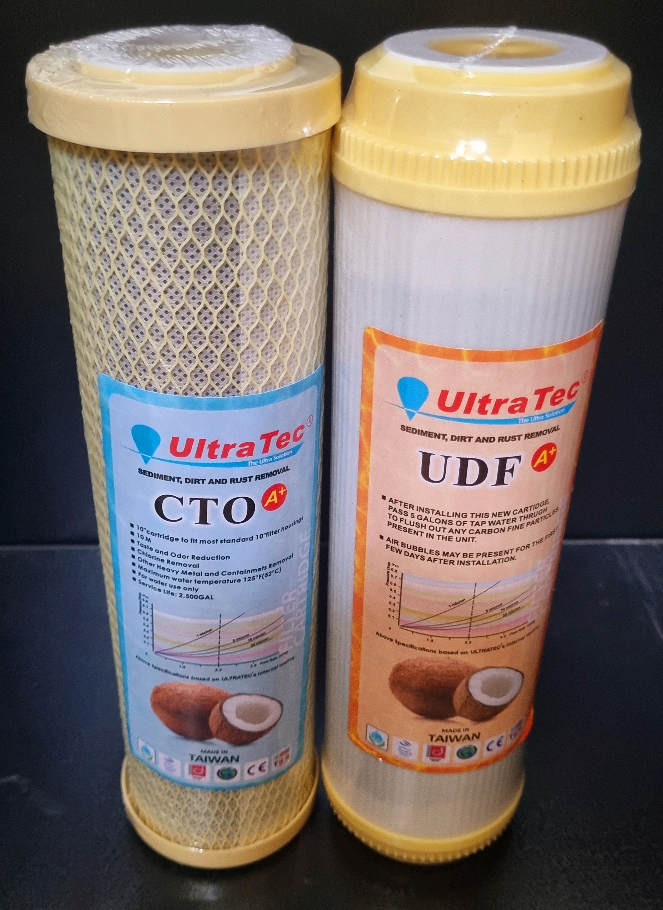 فیلتر های دوم و سوم دستگاه تصفیه آب برند ULTRATEC اولترا تک