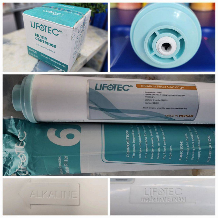 فیلتر قلیایی یا آلکالاین دستگاه تصفیه آب لیفوتک. Lifotec