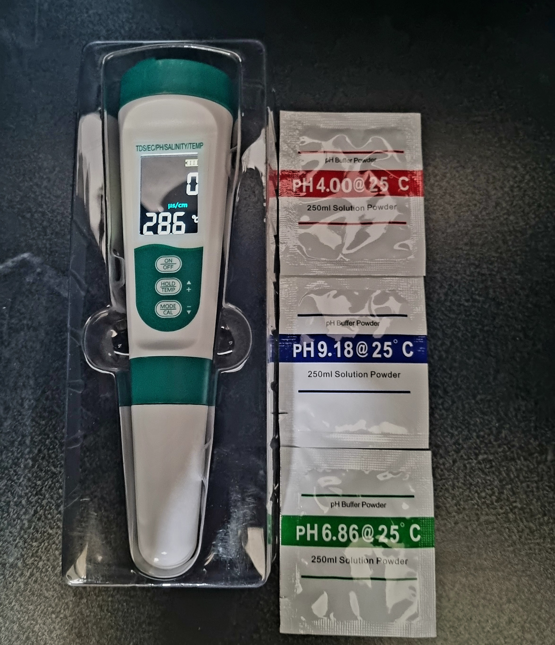 سختی سنج  و هدایت سنج ۵ کاره ،SALT,PH.EC.TDC.TEMPقابل کالیبر کردن