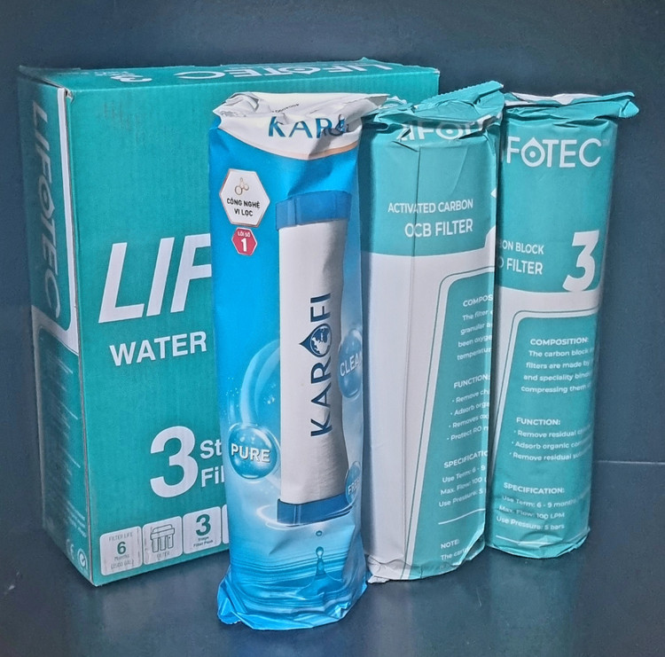 فیلتر های سه گانه اولیه Lifotec لیفوتک ویتنام وارداتی